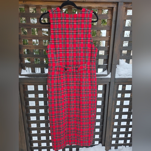 Vintage Plaid Jumper Dress - Picture 8 of 11